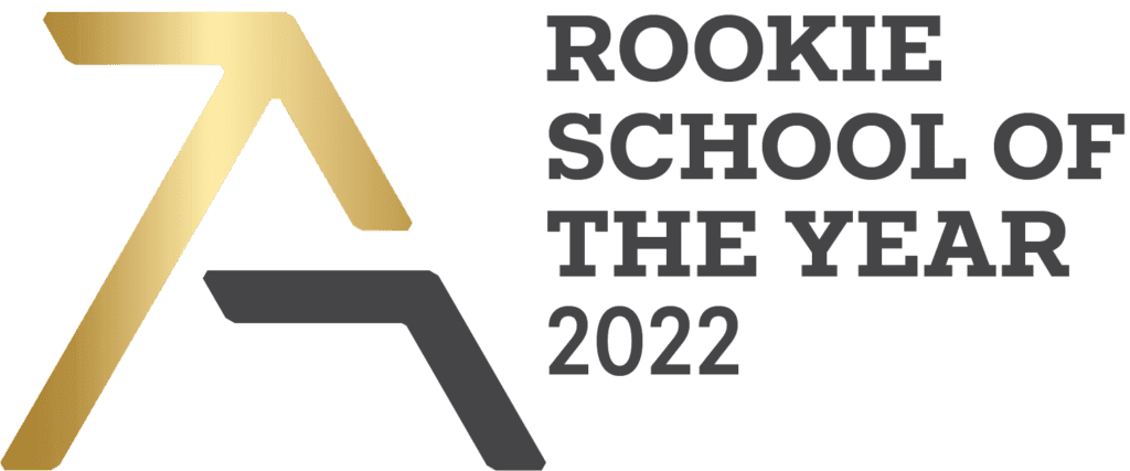 Rookie School of the Year 2022 award logo.