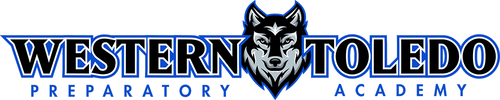 Western Toledo Preparatory Academy logo with a wolf head.